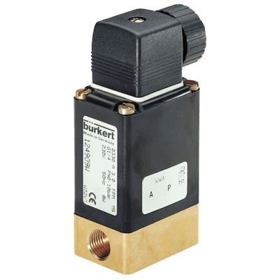 Burkert Direct-Acting 2/2 or 3/2-Way Pivoted Armature Valve, 0330 Ex